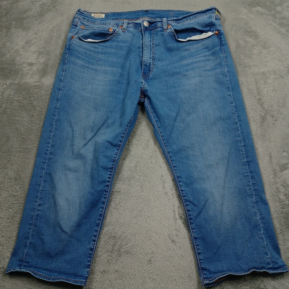 Levis Jeans Womens 34 Blue Denim Capri Premium Light Wash Modern
